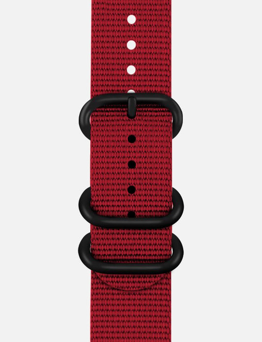 WsC® Tactical – Deep Red Apple Watch Strap
