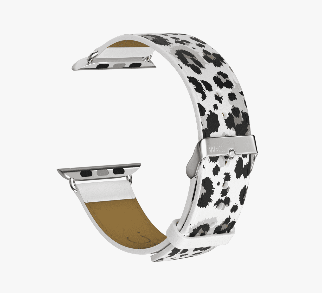 WsC® Print Collection – Snow Leopard Apple Watch Strap