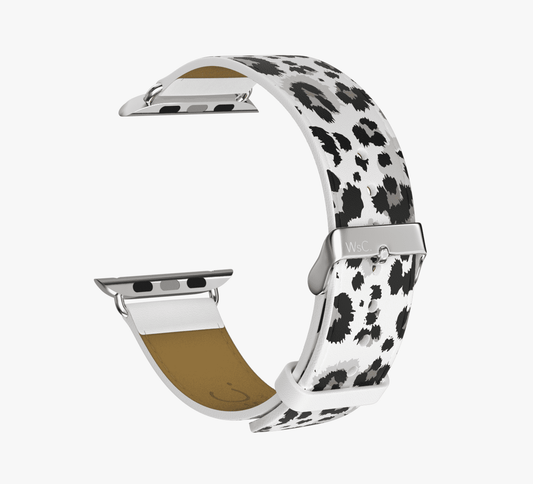 WsC® Print Collection – Snow Leopard Apple Watch Strap