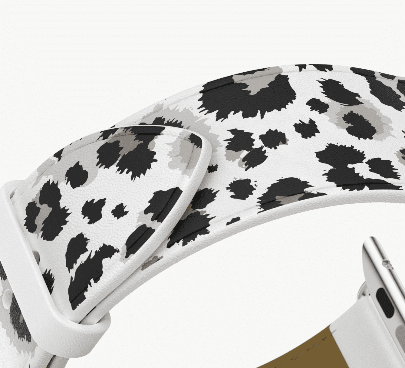 WsC® Print Collection – Snow Leopard Apple Watch Strap