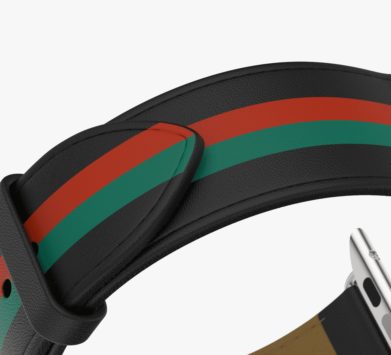 WsC® Print Collection – Verde & Rosso Apple Watch Strap