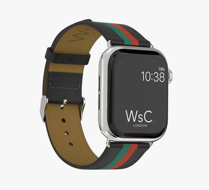 WsC® Print Collection – Verde & Rosso Apple Watch Strap