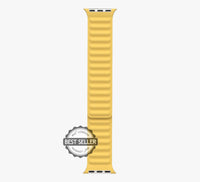 WsC® Leather Link – Butterscotch Yellow Apple Watch Strap
