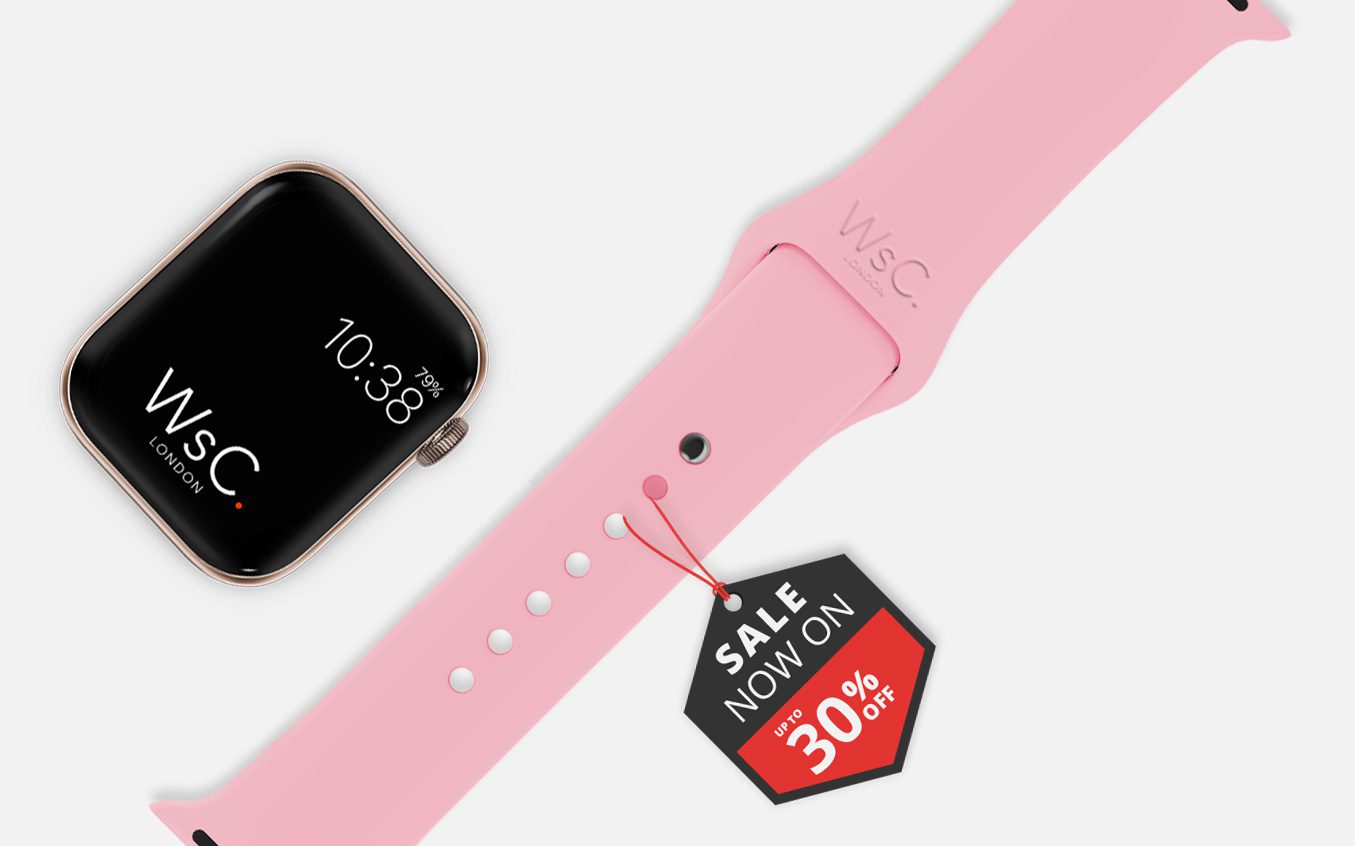 Women&rsquo;s Apple Watch Silicone Sport Bands &amp; Straps.