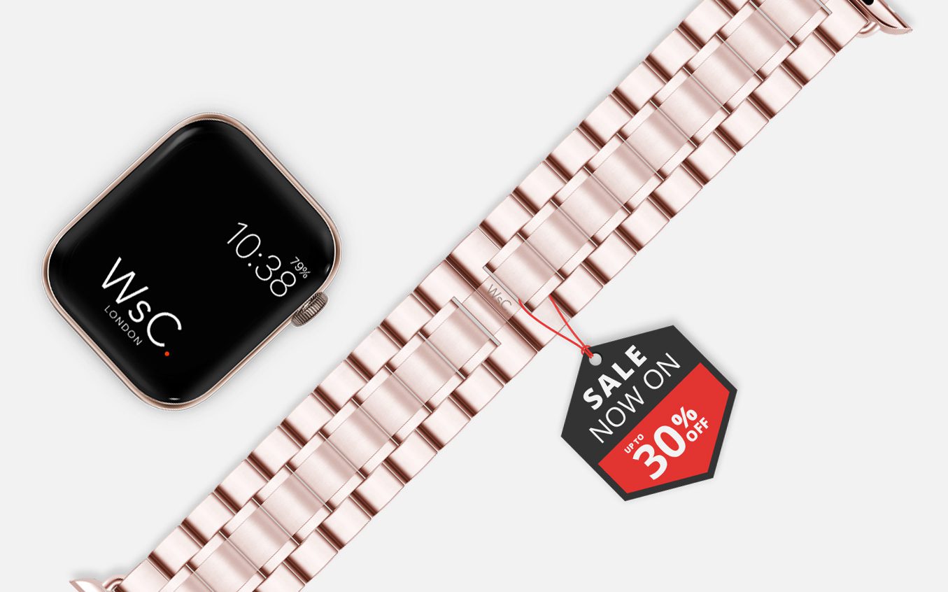 Women&rsquo;s Stainless Steel Apple Watch Straps.