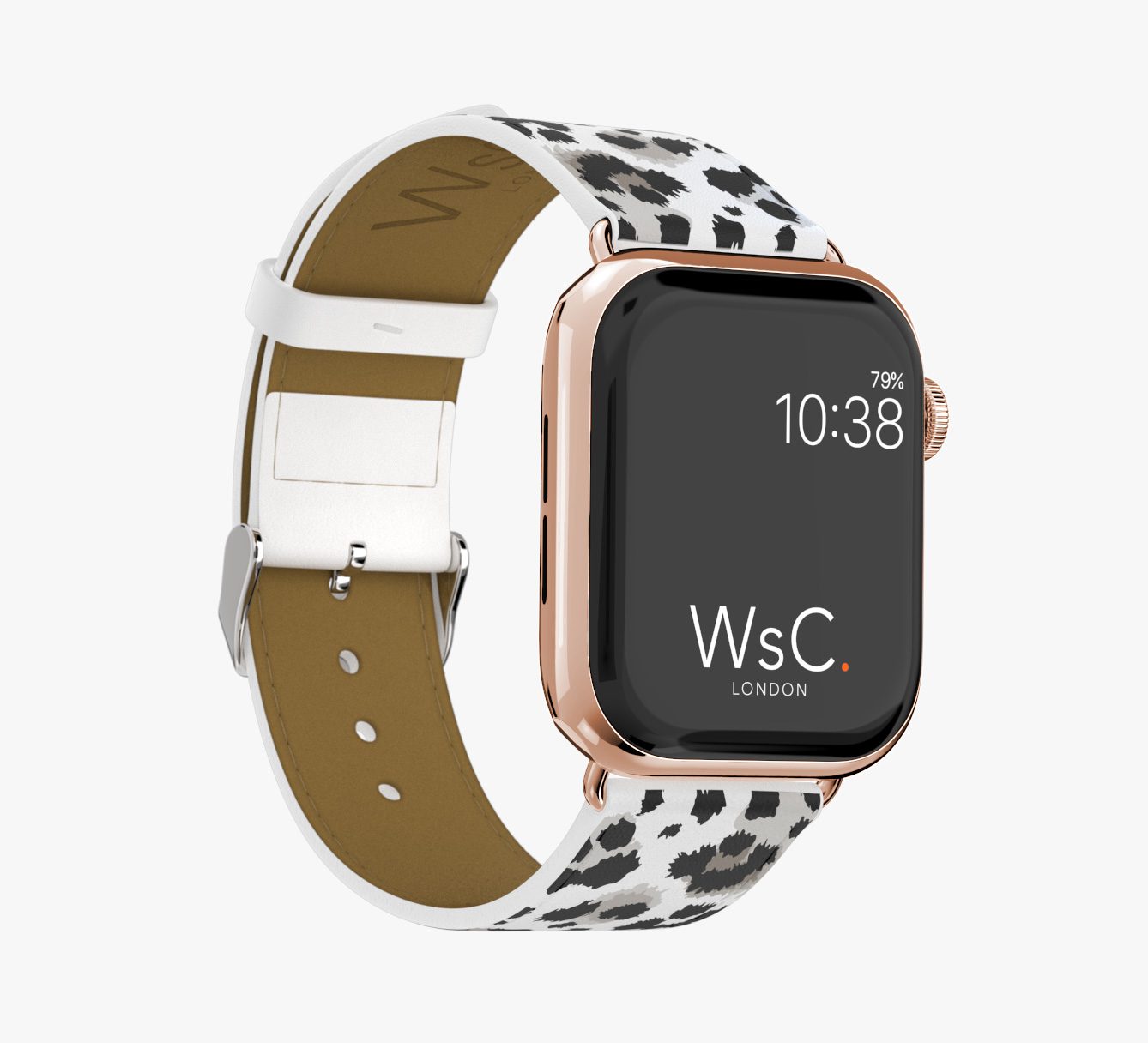WsC® Print Collection – Snow Leopard Apple Watch Strap – WsC 