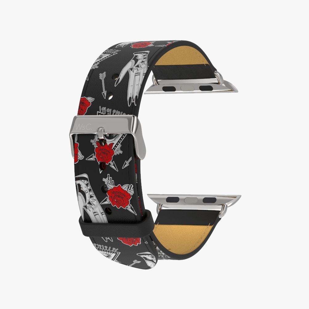 WsC® Print Collection – Ancient Roses Apple Watch Strap - view 12
