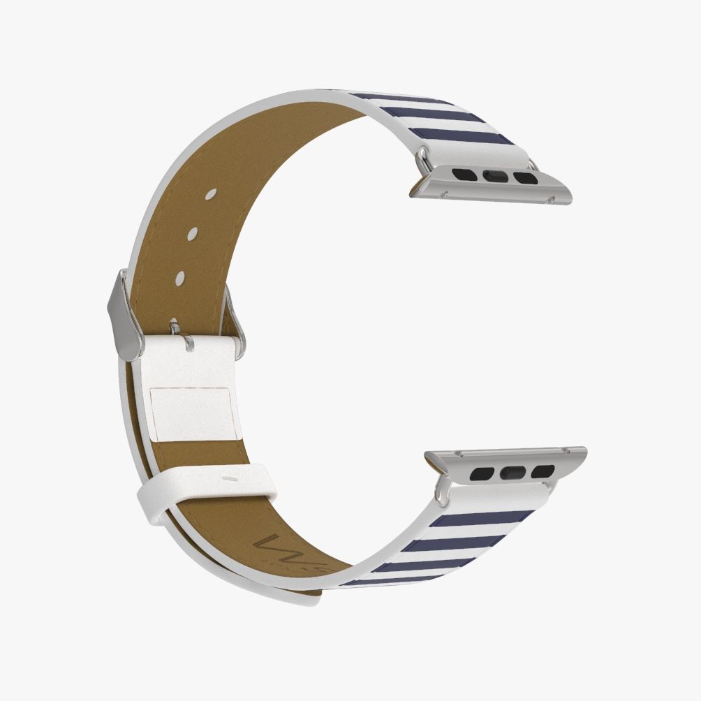 WsC® Print Collection – Navy Stripes Apple Watch Strap - view 2