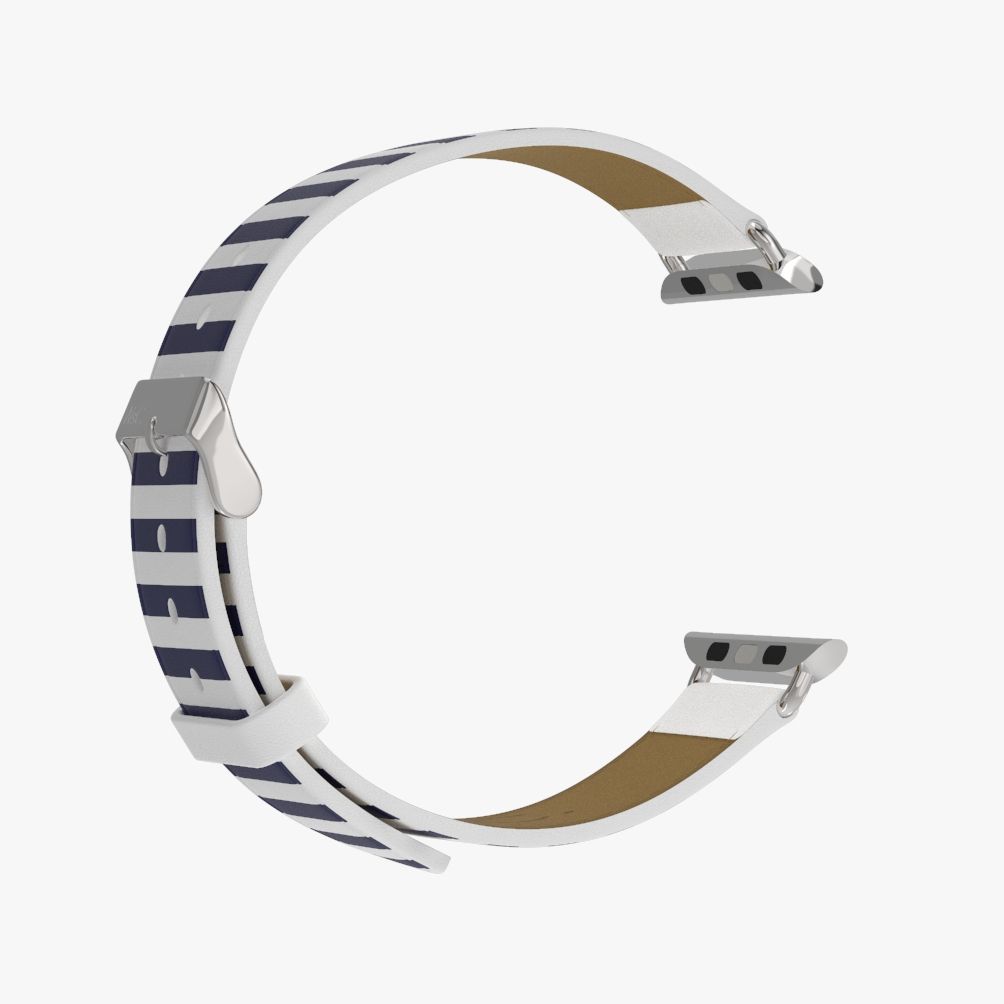 WsC® Print Collection – Navy Stripes Apple Watch Strap - view 8