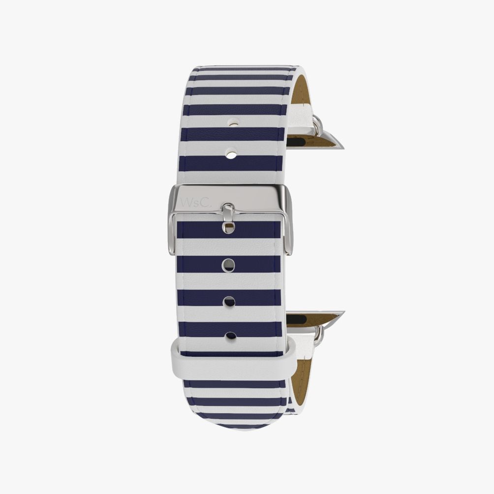 WsC® Print Collection – Navy Stripes Apple Watch Strap - view 14