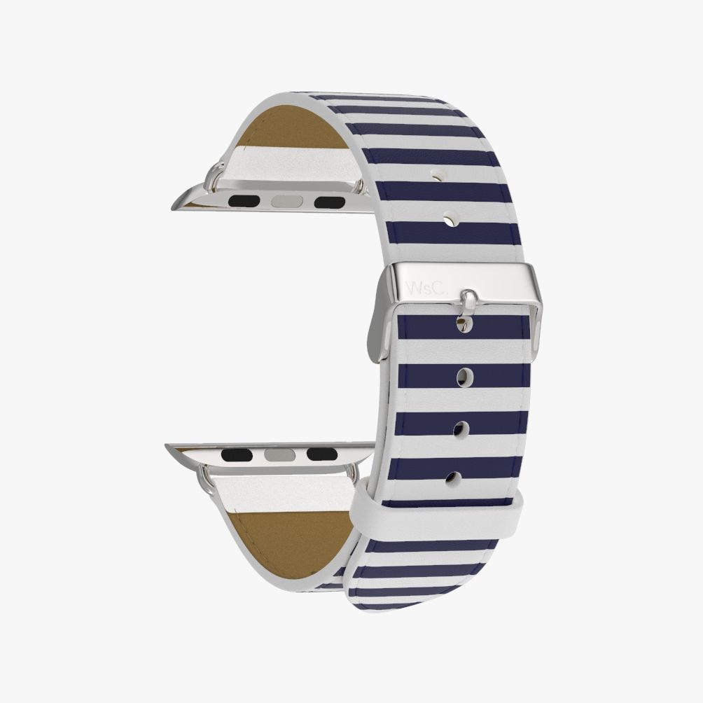 WsC® Print Collection – Navy Stripes Apple Watch Strap - view 17