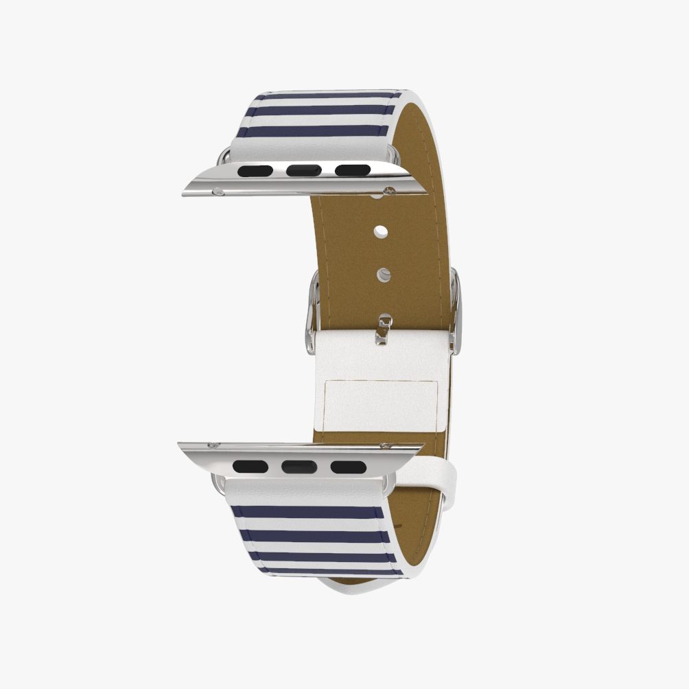 WsC® Print Collection – Navy Stripes Apple Watch Strap - view 31