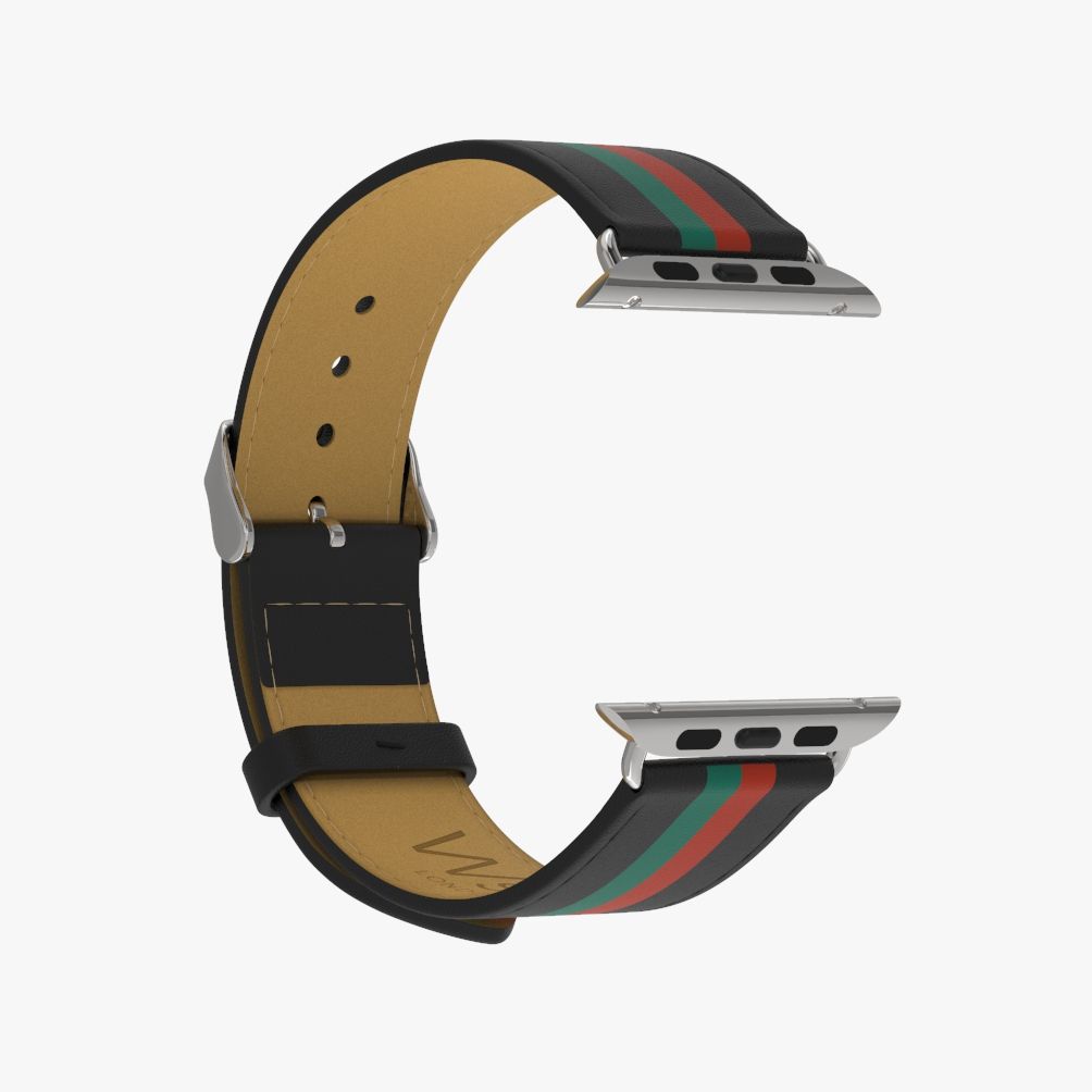 WsC® Print Collection – Verde & Rosso Apple Watch Strap - view 1