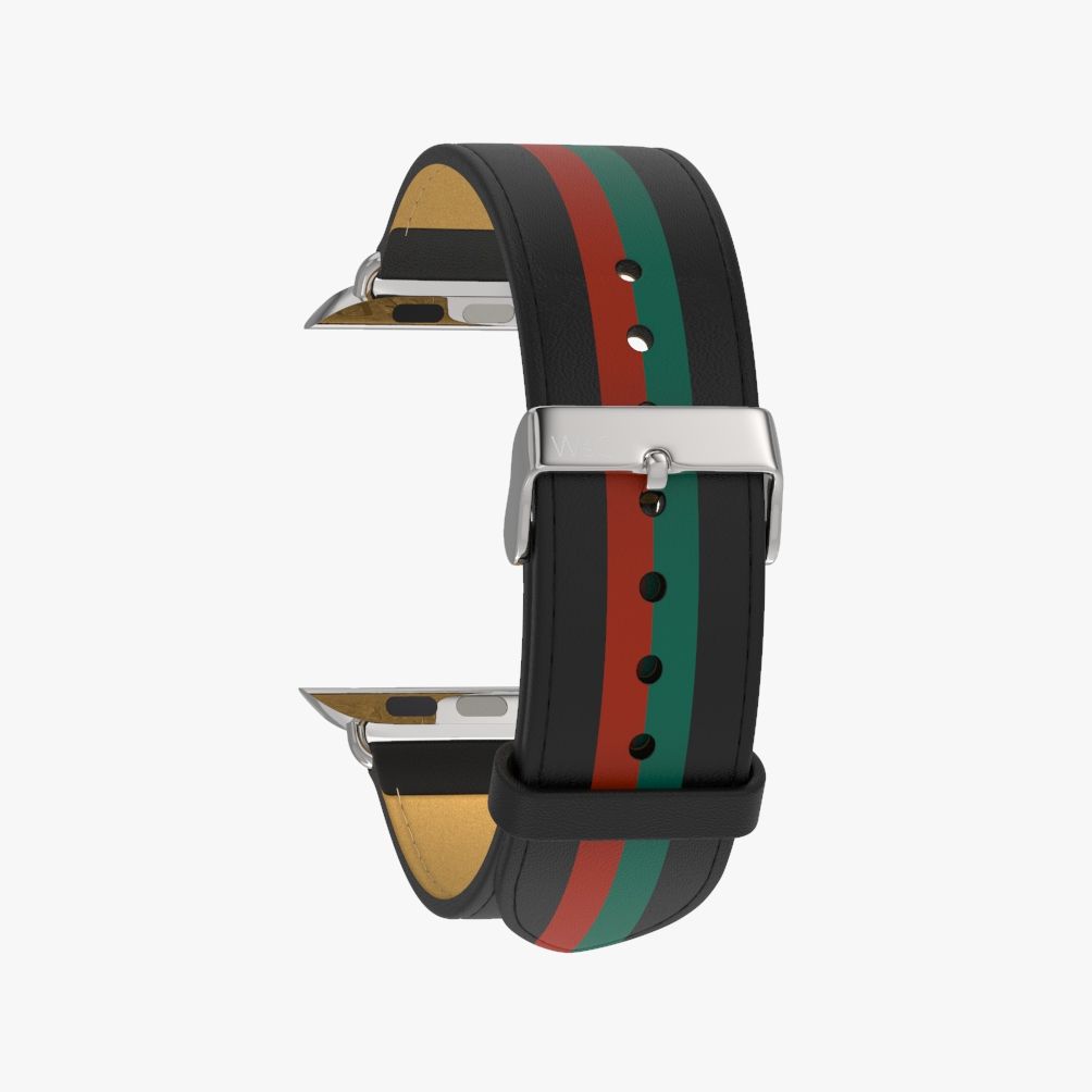 WsC® Print Collection – Verde & Rosso Apple Watch Strap - view 16