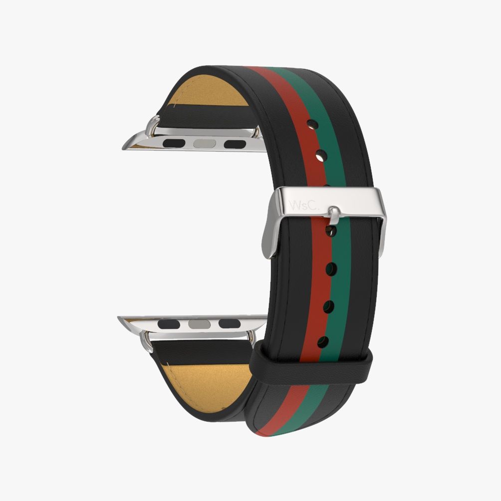 WsC® Print Collection – Verde & Rosso Apple Watch Strap - view 17
