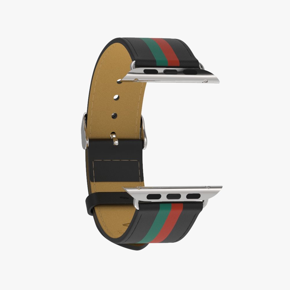 WsC® Print Collection – Verde & Rosso Apple Watch Strap - view 34