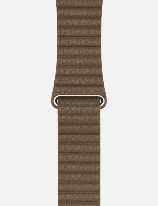 BrownWsC Leather Loop Apple Watch Strap Without Face