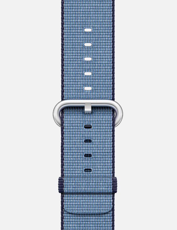 Midnight Blue Woven Nylon Apple Watch Strap
