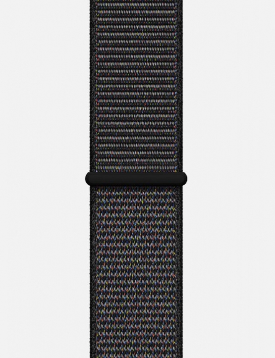 Nylon Velcro Sport Loop Apple Watch Strap Black