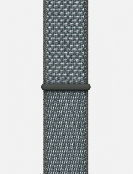 Nylon Velcro Sport Loop Apple Watch Strap Moonstone Grey