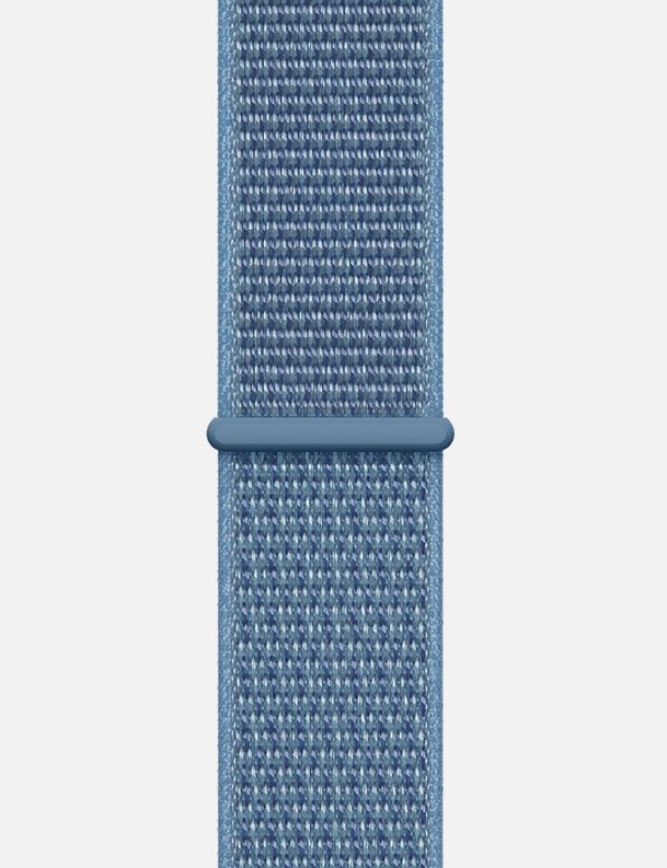Nylon Velcro Sport Loop Apple Watch Strap Pacific Blue