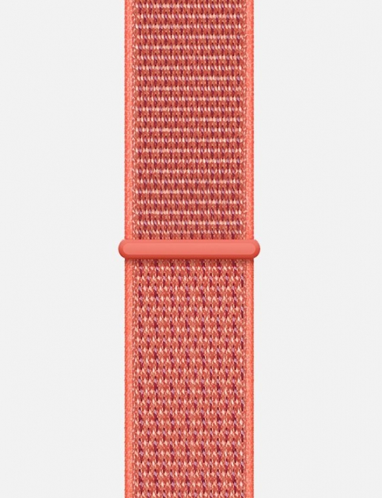 Nylon Velcro Sport Loop Apple Watch Strap Tangerine