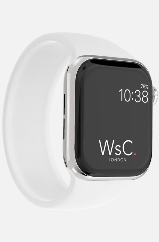 Silicone Solo Loop Apple Watch White Category