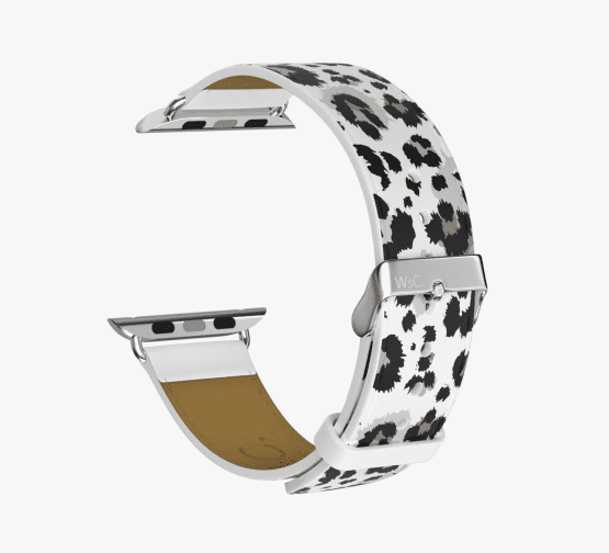 WsC® Print Collection - Snow Leopard Apple Watch Strap