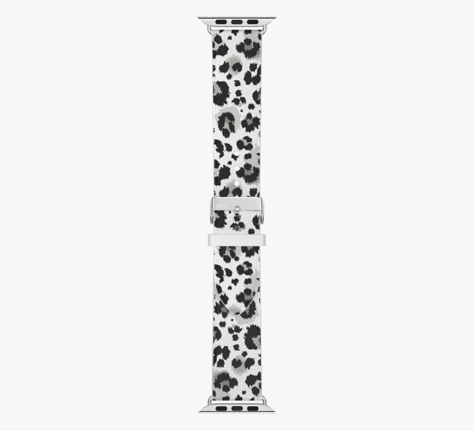WsC® Print Collection - Snow Leopard Apple Watch Strap - The Watch Strap Co.