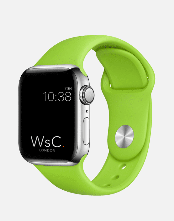 Apple Watch Sport Band Green Round
