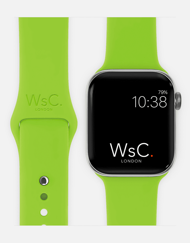 Apple Watch Sport Band Green With Face