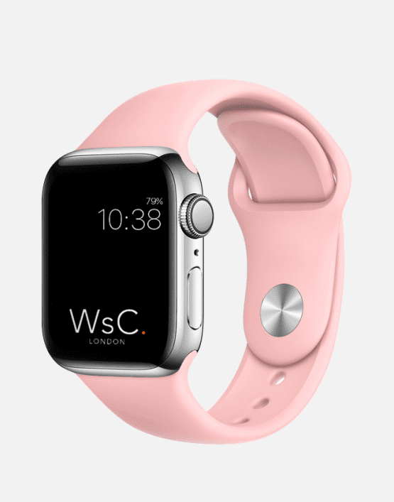 Apple Watch Sport Band Sand Pink Round