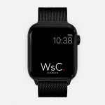 WsC Mesh Loop Black With Face Curved