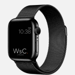 WsC Mesh Loop Black With Face Curved Side