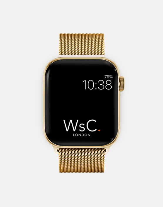 WsC Mesh Loop Gold With Face Curved