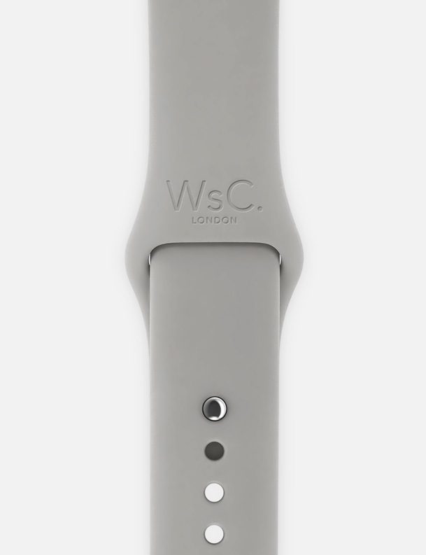 44/45mm Apple Watch Silver Steel case & band