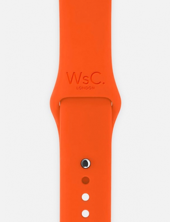 Orange WsC Apple Watch Sport Band