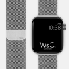 WsC Mesh Loop Silver With Face