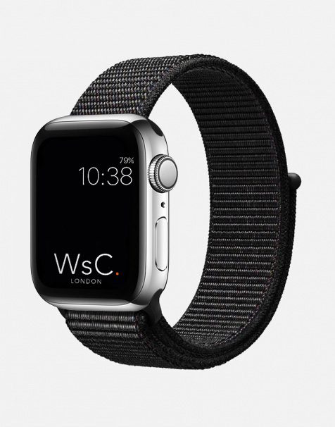 Apple Watch Sport Loop Black Round