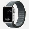 Apple Watch Sport Loop Moonstone Grey Round