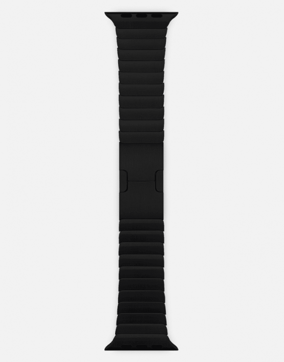 Apple Watch Link Bracelet Black Long Image