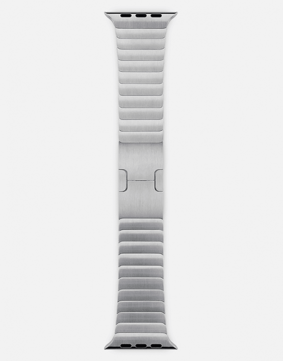 Apple Watch Link Bracelet Silver Long Image
