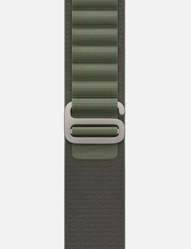 Alpine Apple Watch Ultra Strap Green Single