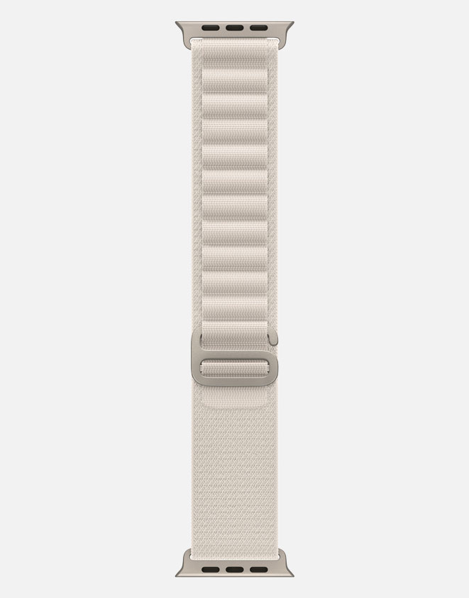 Alpine Apple Watch Ultra Strap Starlight Long