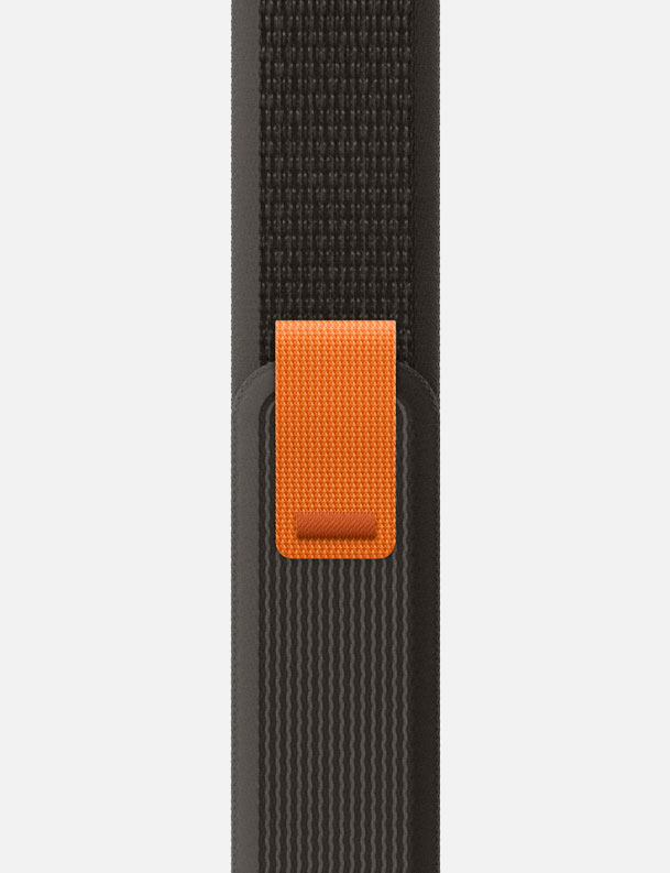 Trail Loop Apple Watch Ultra Strap Black/Grey Single