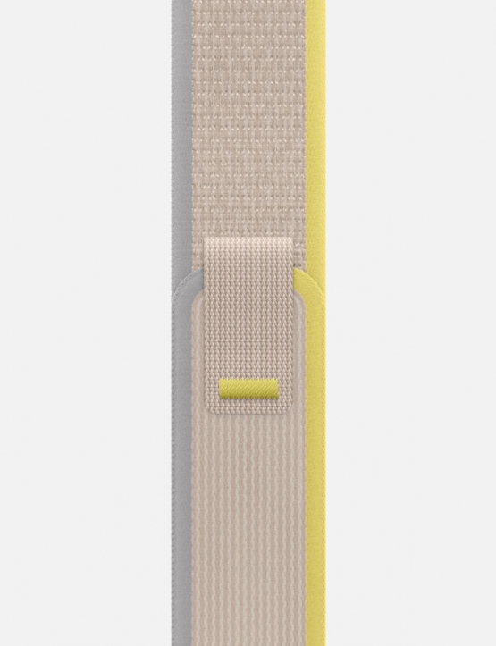 Trail Loop Apple Watch Ultra Strap Yellow/Beige Single