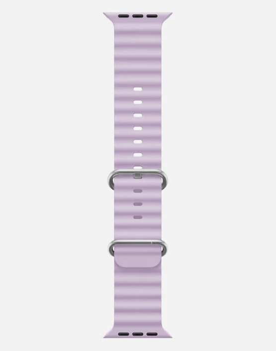 Ocean Band Apple Watch Ultra Strap Lilac Long