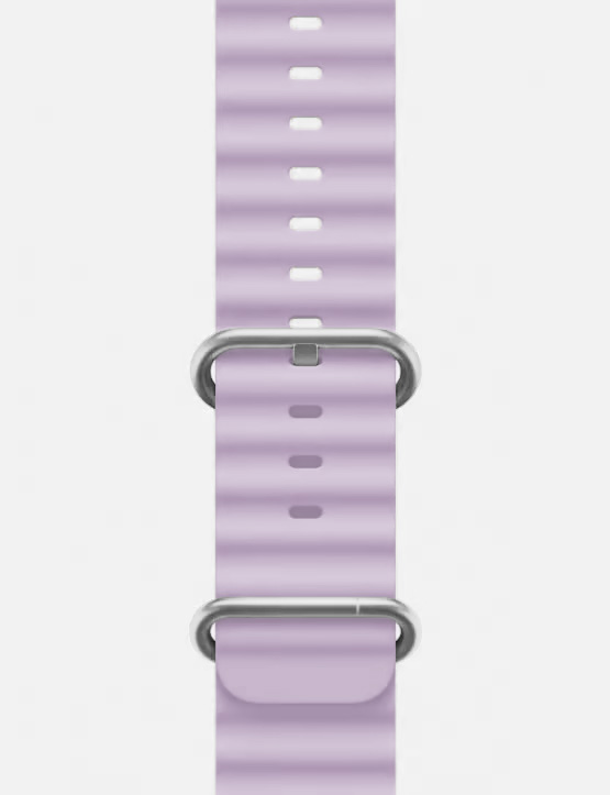 Ocean Band Apple Watch Ultra Strap Lilac Featured