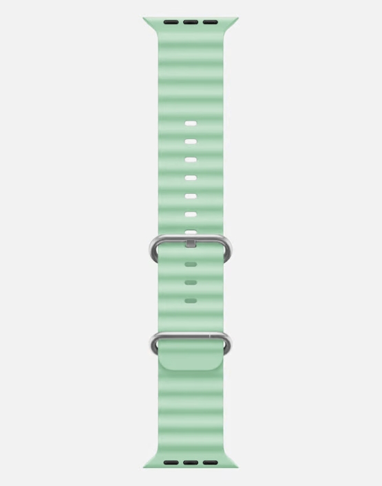 Ocean Band Apple Watch Ultra Strap Mint Green Long