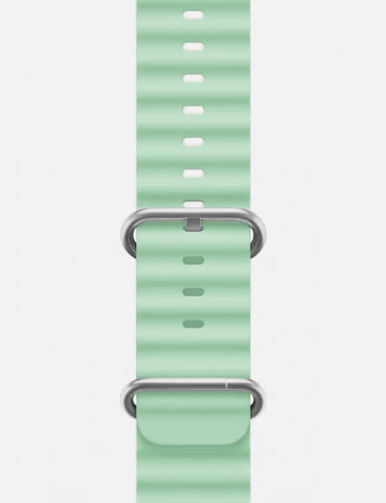 Ocean Band Mint Green Apple Watch Strap